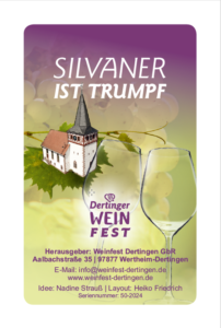 Silvaner ist Trumpf - Das Kartenspiel zum 50. Dertinger Weinfest